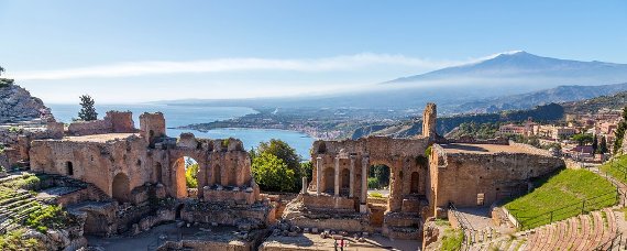 Etna & Taormina deluxe air tour